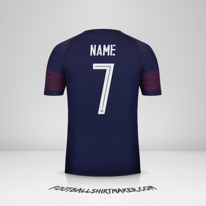 Trikot Arsenal Cup 2018/19 Auswärts -  name - 7