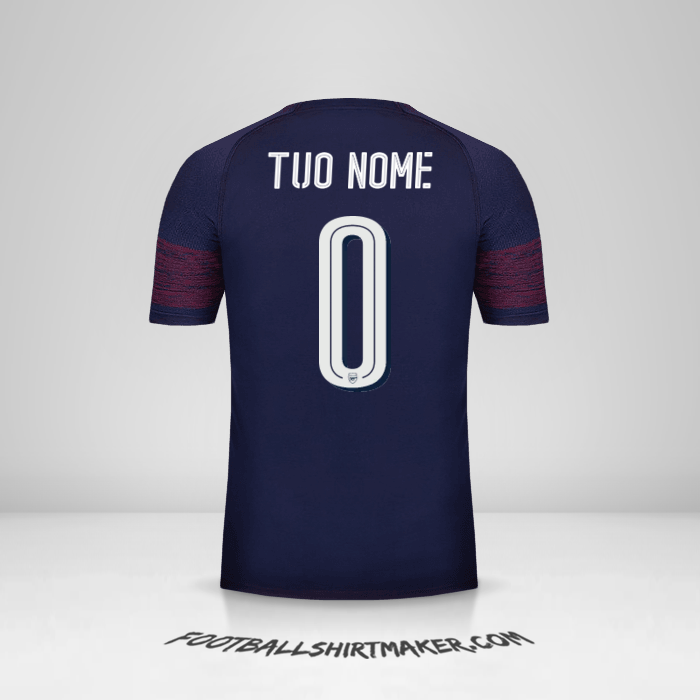 Maglia Arsenal Cup 2018/19 II -  tuo nome - 0