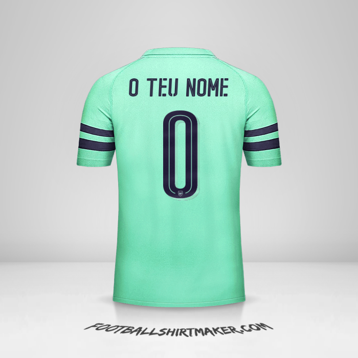 Camisola Arsenal Cup 2018/19 III -  o teu nome - 0