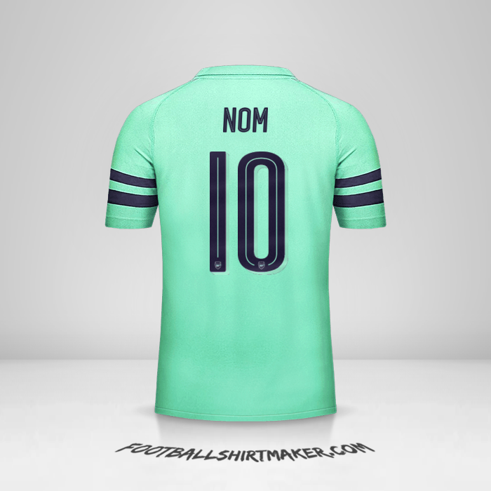 Maillot Arsenal Cup 2018/19 Troisième -  nom - 10