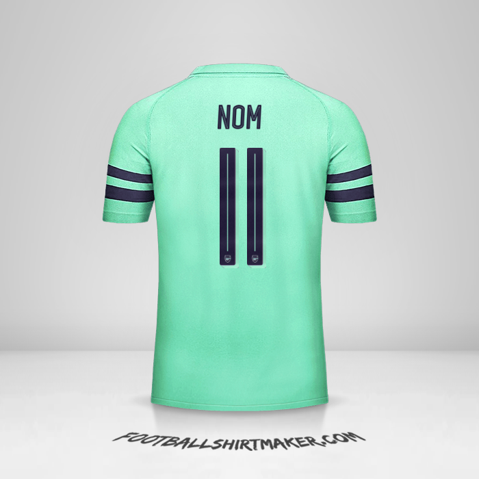 Maillot Arsenal Cup 2018/19 Troisième -  nom - 11