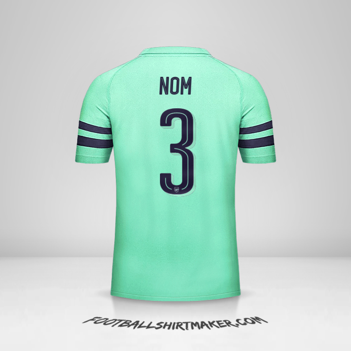 Maillot Arsenal Cup 2018/19 Troisième -  nom - 3