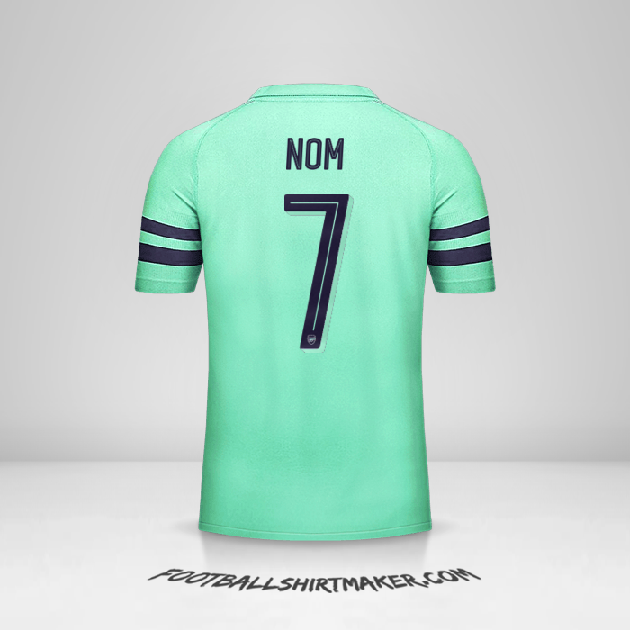 Maillot Arsenal Cup 2018/19 Troisième -  nom - 7