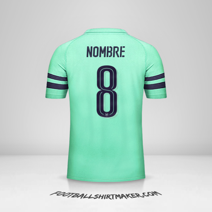 Camiseta Arsenal Cup 2018/19 Tercera -  nombre - 8