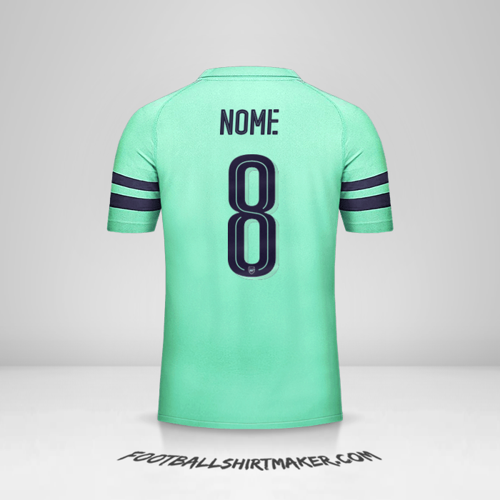 Camisa Arsenal Cup 2018/19 Terceira -  nome - 8