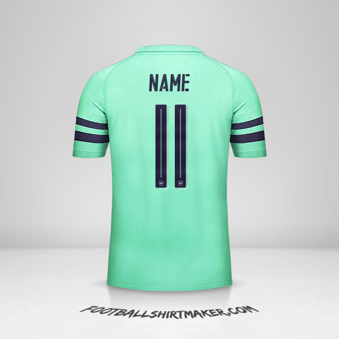 Jersey Arsenal Cup 2018/19 Third -  name - 11