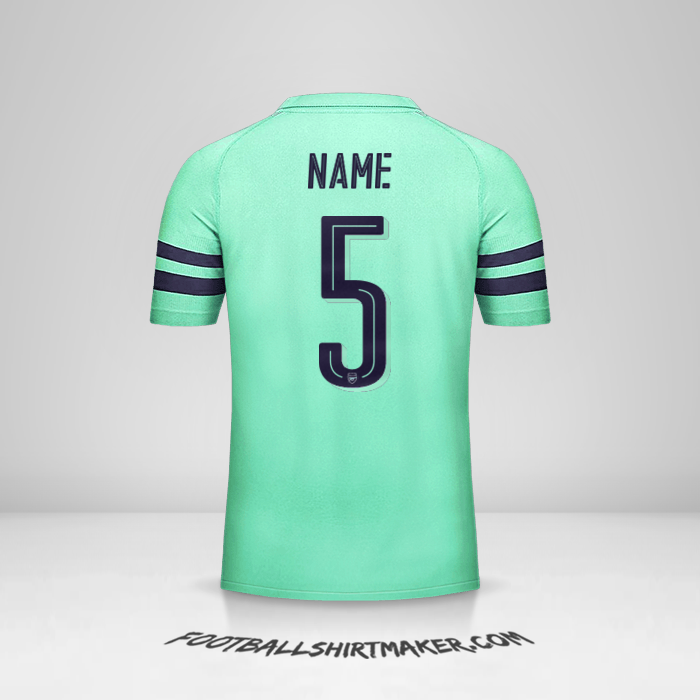 Shirt Arsenal Cup 2018/19 Third -  name - 5