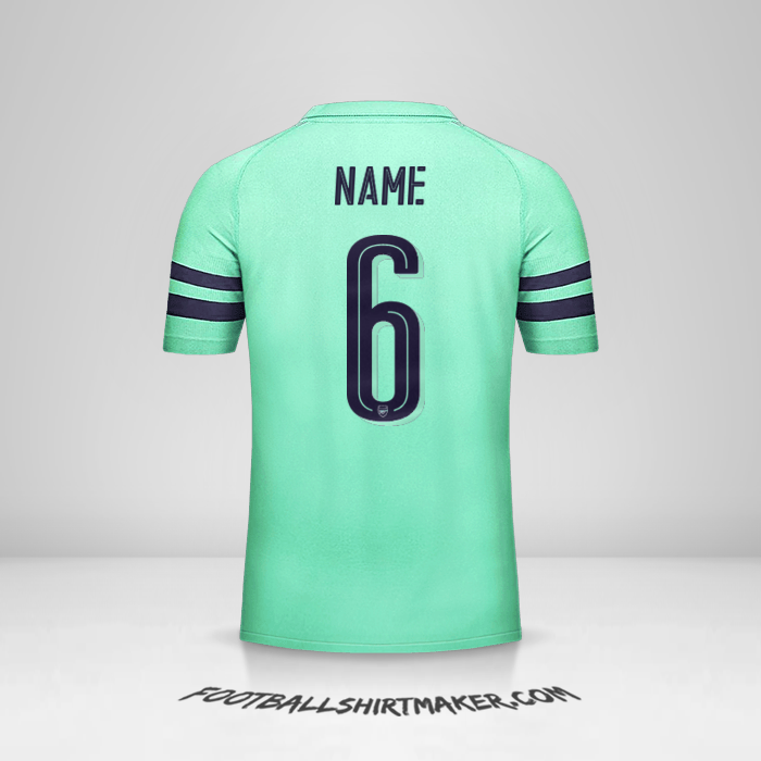Shirt Arsenal Cup 2018/19 Third -  name - 6