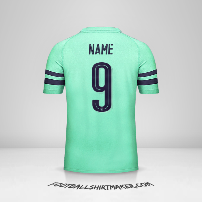 Trikot Arsenal Cup 2018/19 Dritte -  name - 9