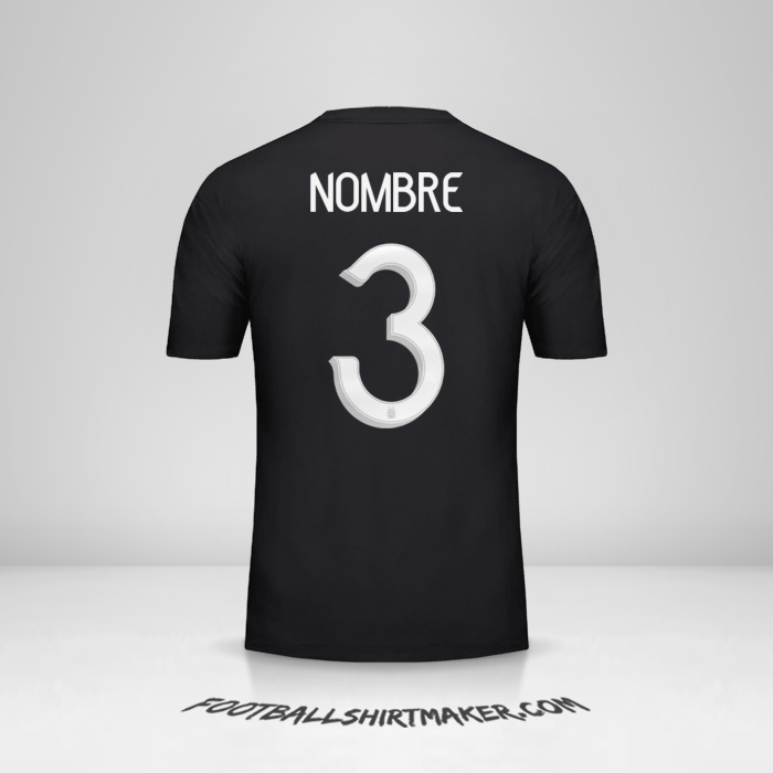 Jersey Argentina 2019 Visita -  nombre - 3