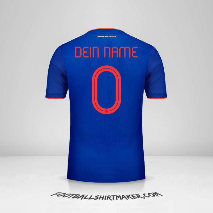 Trikot Kolumbien 2019 II -  dein name - 0