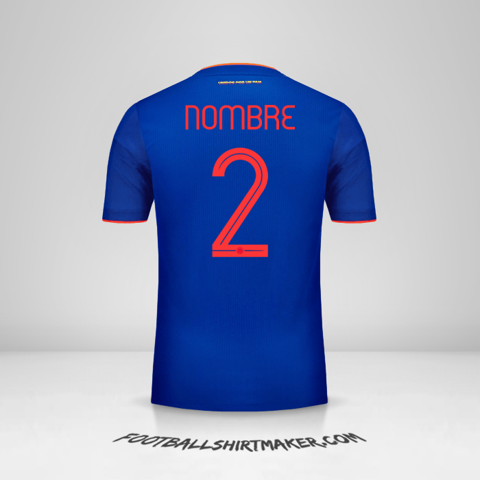 Jersey Colombia 2019 Visita -  nombre - 2