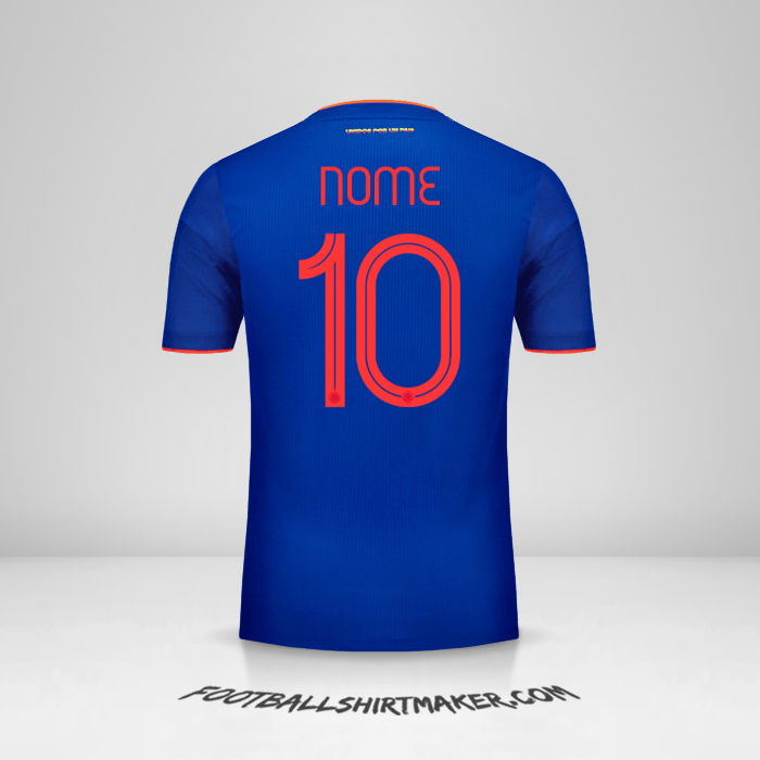 Maglia Colombia 2019 Seconda -  nome - 10