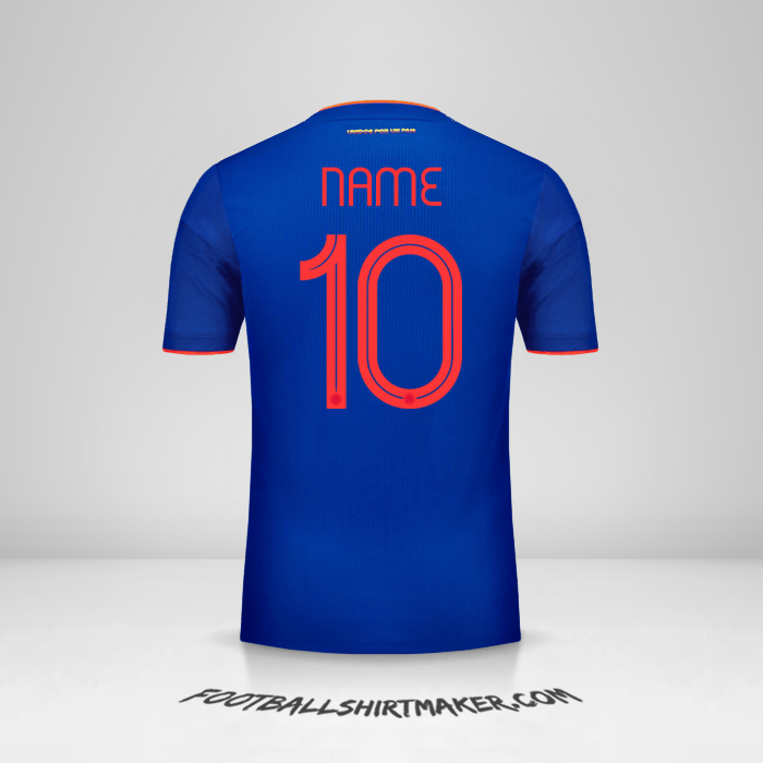 Shirt Colombia 2019 Away -  name - 10