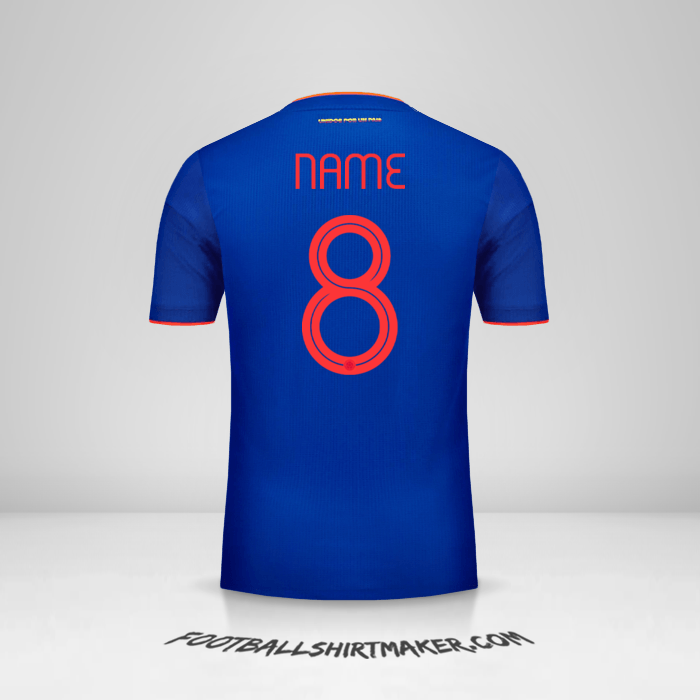 Trikot Kolumbien 2019 Auswärts -  name - 8