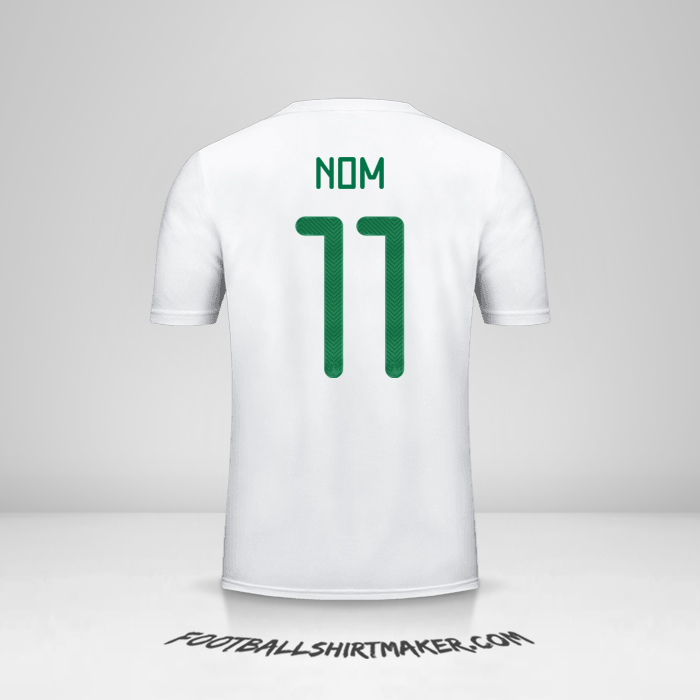 Maillot Mexique 2019 Extérieur -  nom - 11