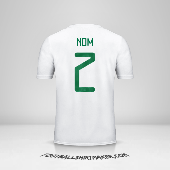 Maillot Mexique 2019 Extérieur -  nom - 2