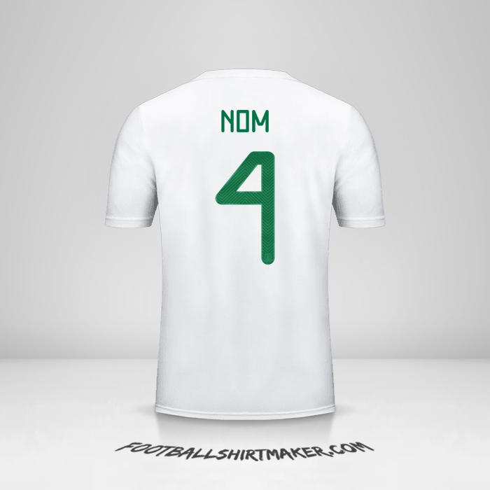 Maillot Mexique 2019 Extérieur -  nom - 4