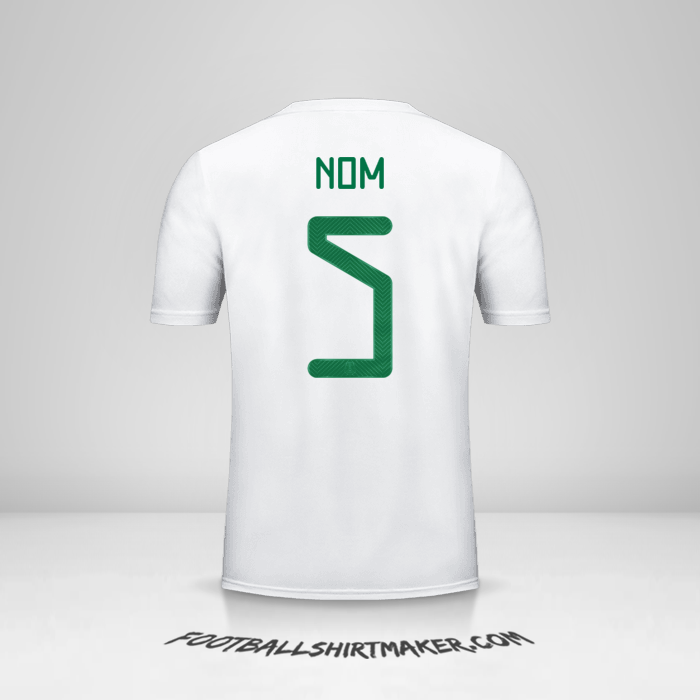 Maillot Mexique 2019 Extérieur -  nom - 5
