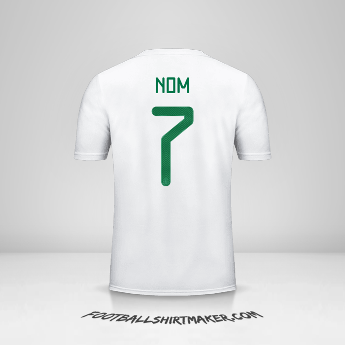 Maillot Mexique 2019 Extérieur -  nom - 7