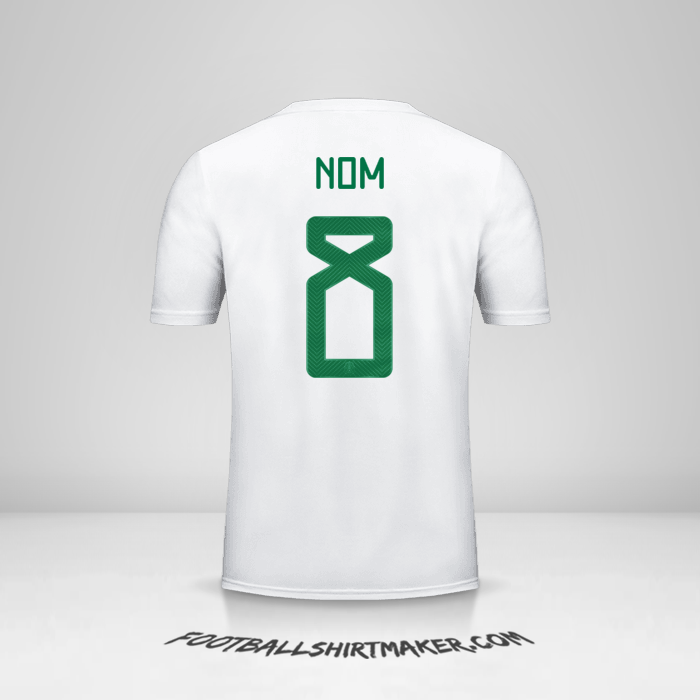 Maillot Mexique 2019 Extérieur -  nom - 8
