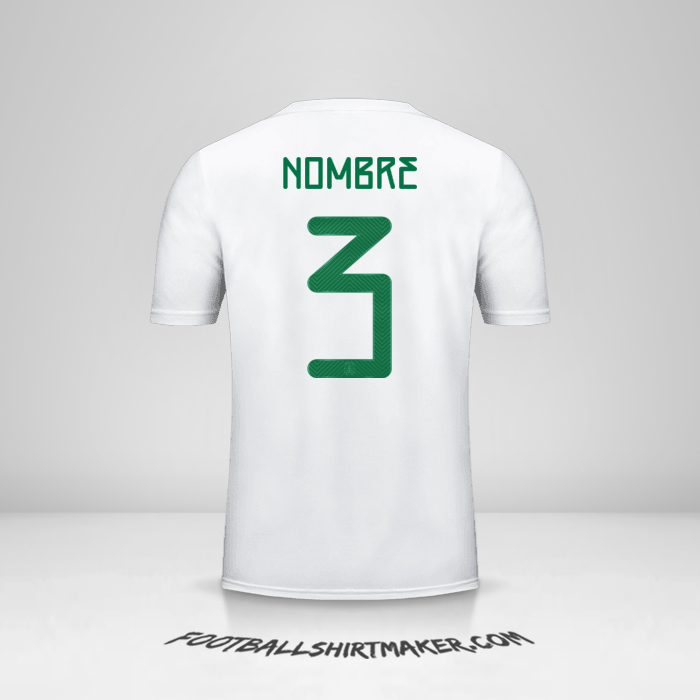 Jersey Mexico 2019 Visita -  nombre - 3