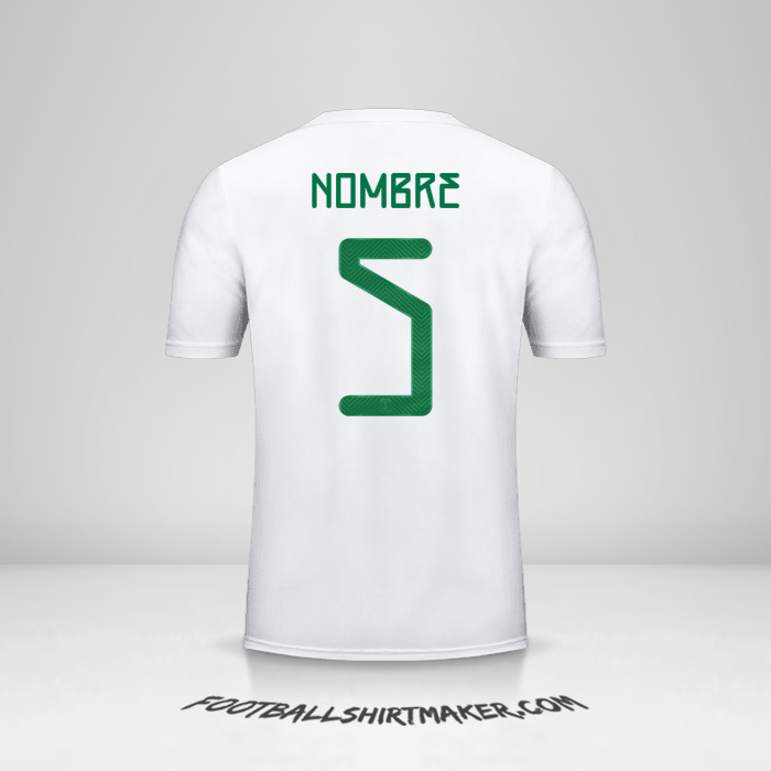 Jersey Mexico 2019 Visita -  nombre - 5