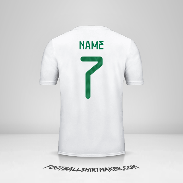 Jersey Mexico 2019 Away -  name - 7