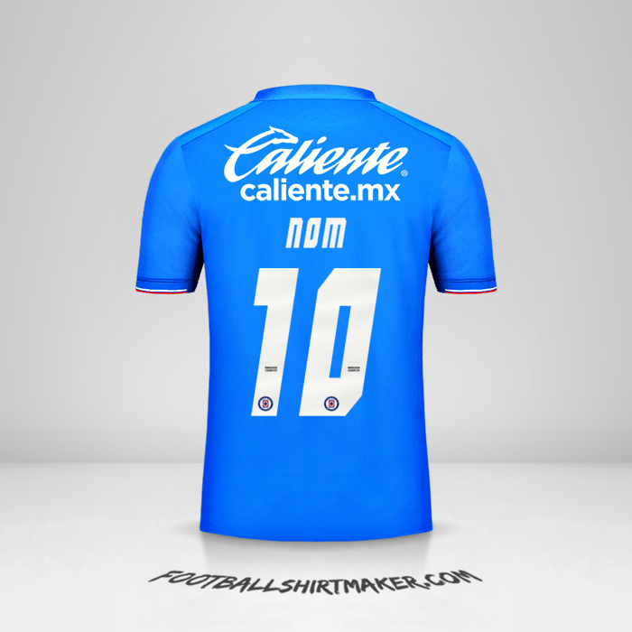 Maillot Cruz Azul 2019 -  nom - 10