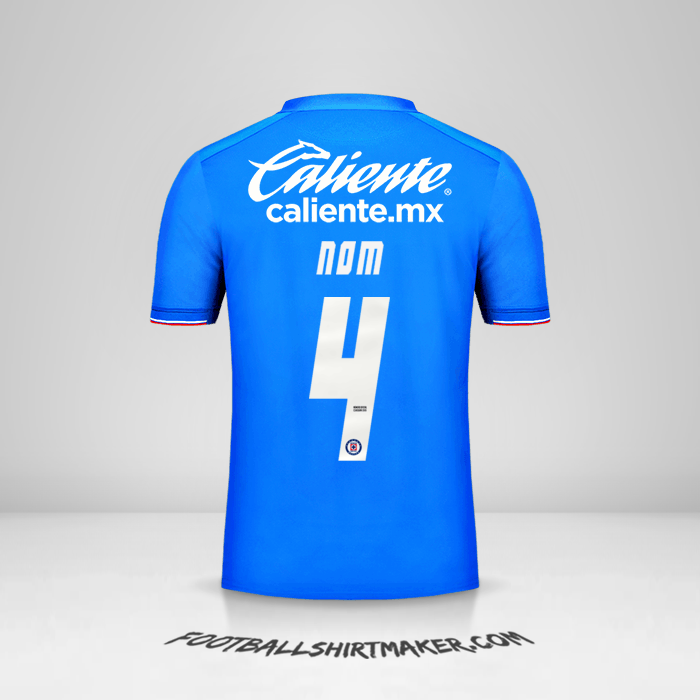 Maillot Cruz Azul 2019 -  nom - 4