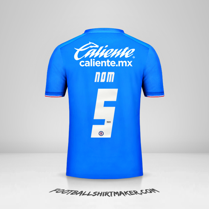 Maillot Cruz Azul 2019 -  nom - 5