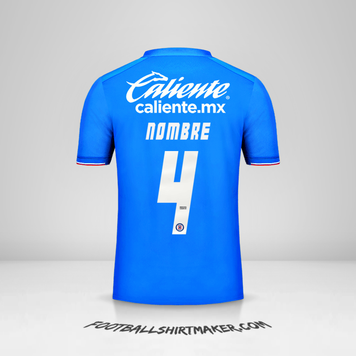 Camiseta Cruz Azul 2019 -  nombre - 4