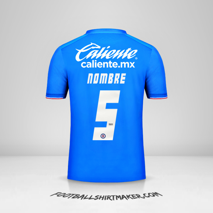 Jersey Cruz Azul 2019 -  nombre - 5