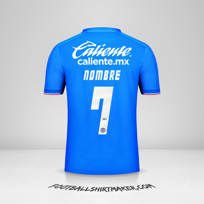 Camiseta Cruz Azul 2019 -  nombre - 7