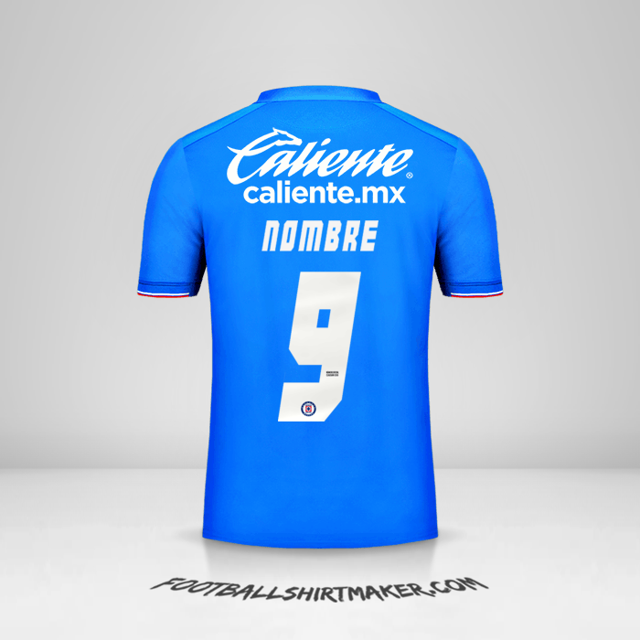 Jersey Cruz Azul 2019 -  nombre - 9