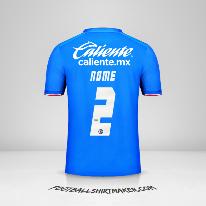 Camisa Cruz Azul 2019 -  nome - 2