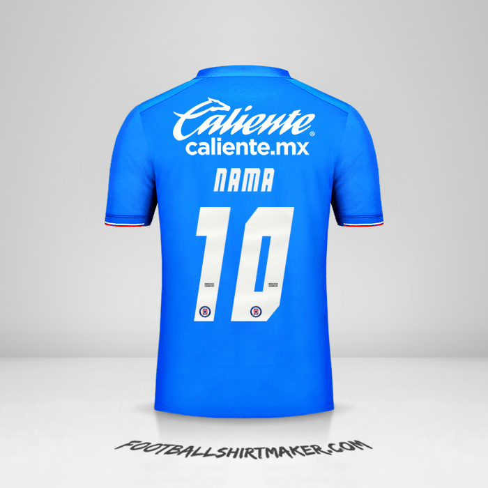Jersey Cruz Azul 2019 -  nama - 10