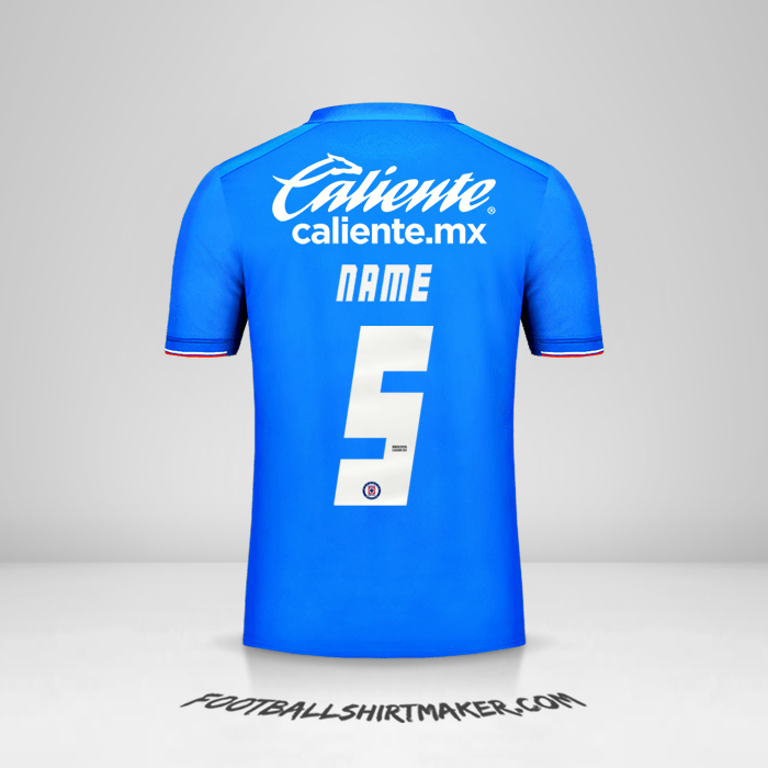 Jersey Cruz Azul 2019 -  name - 5