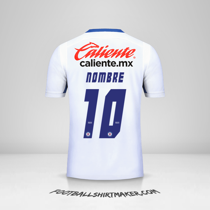 Jersey Cruz Azul 2019 Visita -  nombre - 10