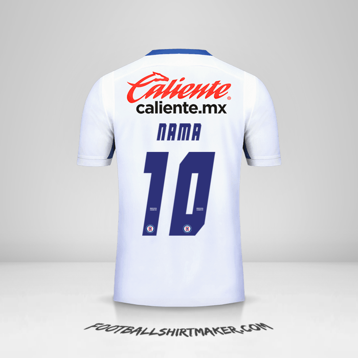 Jersey Cruz Azul 2019 Alternatif -  nama - 10