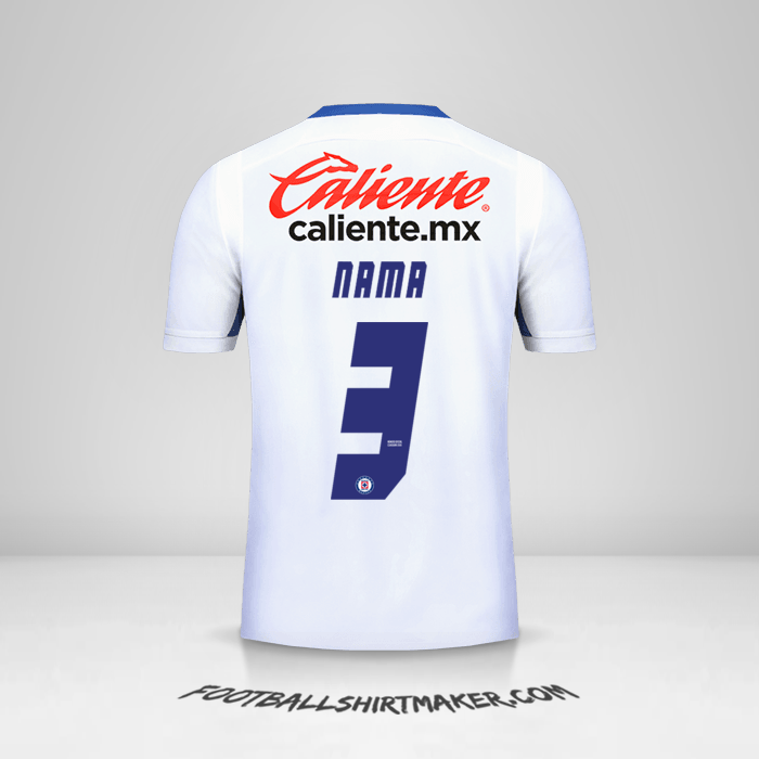 Jersey Cruz Azul 2019 Alternatif -  nama - 3