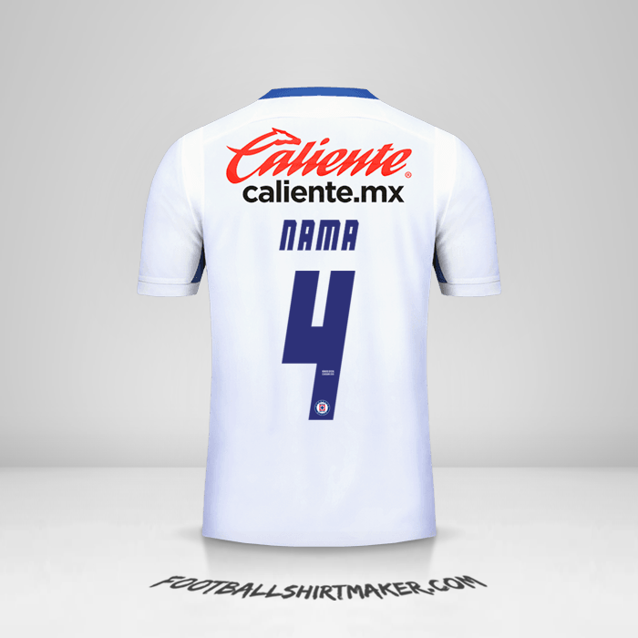 Jersey Cruz Azul 2019 Alternatif -  nama - 4