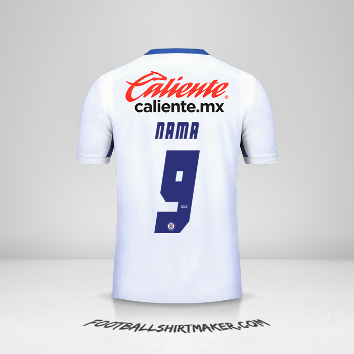Jersey Cruz Azul 2019 Alternatif -  nama - 9