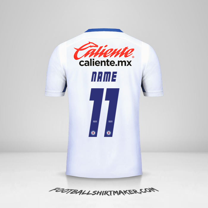 Jersey Cruz Azul 2019 Away -  name - 11