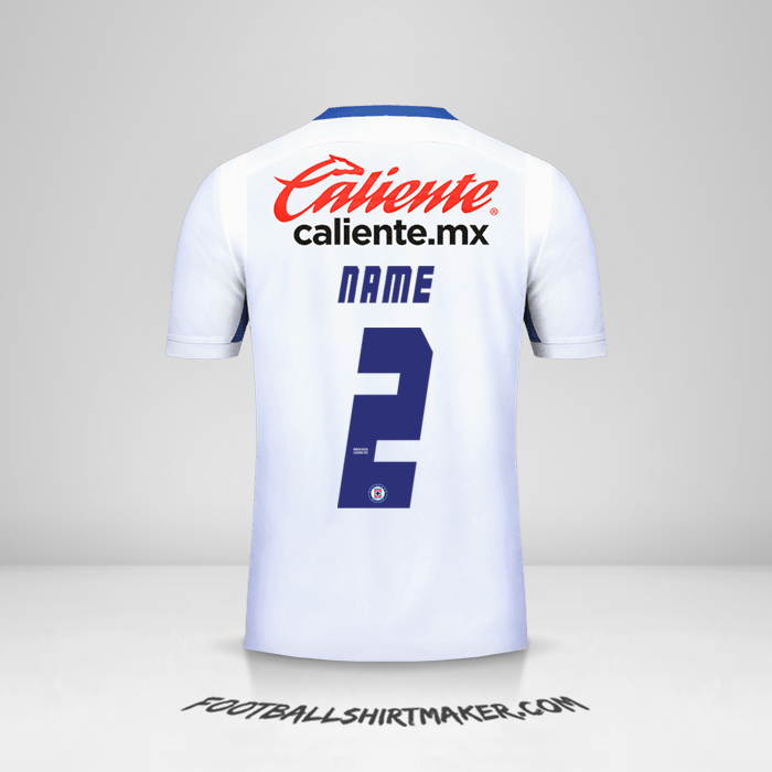Jersey Cruz Azul 2019 Away -  name - 2