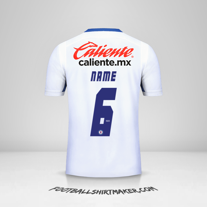 Shirt Cruz Azul 2019 Away -  name - 6