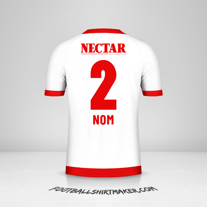 Maillot Independiente Santa Fe 2019 Extérieur -  nom - 2