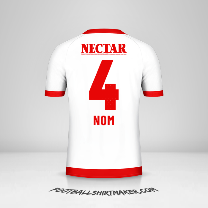 Maillot Independiente Santa Fe 2019 Extérieur -  nom - 4