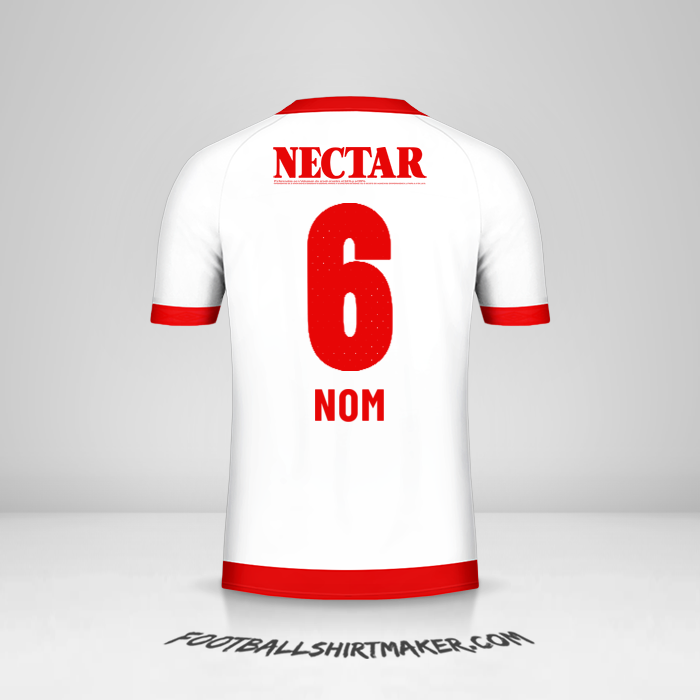 Maillot Independiente Santa Fe 2019 Extérieur -  nom - 6