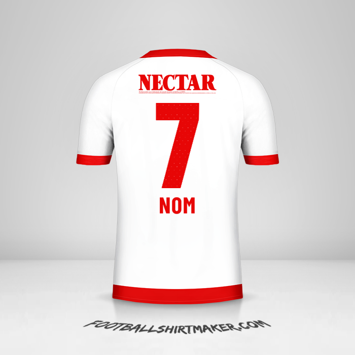 Maillot Independiente Santa Fe 2019 Extérieur -  nom - 7